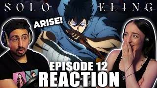 ARISE 🔥 Solo Leveling Episode 12 REACTION [upl. by Chansoo]