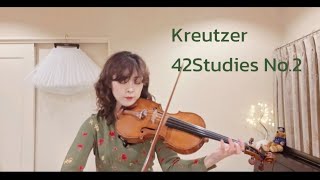 Viola Kreutzer 42Studies No2 [upl. by Niawat793]