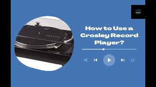 How to Use a Crosley Record Player [upl. by Jessen]