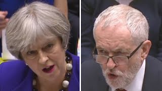 Corbyn and May spar over Carillion at PMQs [upl. by Tayib439]