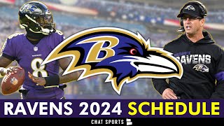 Baltimore Ravens 2024 NFL Schedule Opponents Instant Analysis amp Prediction [upl. by Erehpotsirhc]