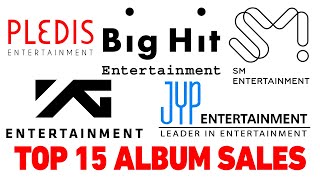 TOP 15 album sales of entertainment agencies in 2019 [upl. by Uolyram]