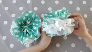 DIY bloemen vouwen van servetten [upl. by Ehudd270]