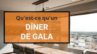 Questce quun dîner de gala ❤️ Meridional Events DMC [upl. by Nesnar]