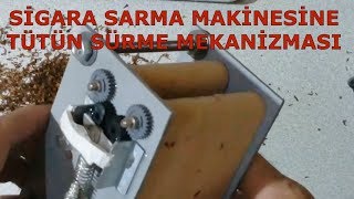 Kişisel Sigara sarma makinesine Tütün Sürme Mekanizması 2 Cigarette Rolling Machine [upl. by Tamsky]