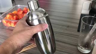 How to open a jam cocktail shaker cap [upl. by Aerdnua]