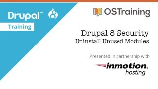 Drupal 8 Security Lesson 8 Uninstall Unused Modules [upl. by Akimak]