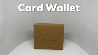 DailyObjects Card Wallet [upl. by Nyllij]