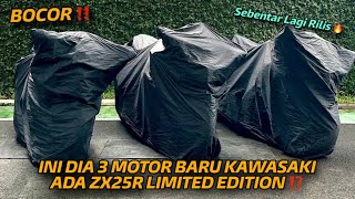 BOCOR ‼️ INI DIA 3 CALON MOTOR TERBARU KAWASAKI ADA ZX25R LIMITED EDITION ⁉️ UANG THR AMBROL 😭 [upl. by Ailema]