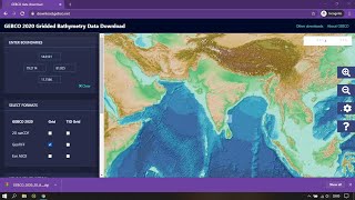 how to download bathymetry data from gebco  2021 [upl. by Dorrie88]