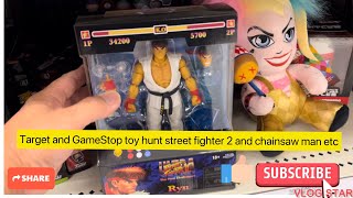 Target and GameStop toy hunt Jada toys street fighter 2 ryu and chainsaw man [upl. by Herrah]