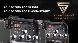 STAHLWERK Videoanleitung  AC DC WIG 200 amp PLASMA ST IGBT  ZusammenbauProbeschweißenErklärung [upl. by Aleicarg]