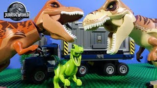 Lego Jurassic World  Fallen Kingdom TRex Transport 75933 [upl. by Housen]