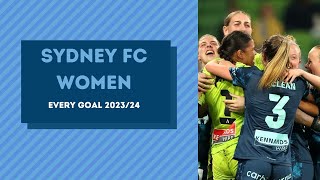 Sydney FC • ALeague Women • 202324 • All Goals [upl. by Akeenat]