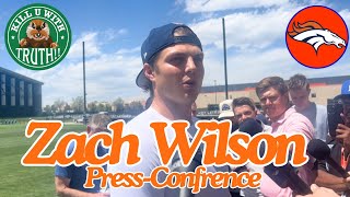 quotBitter Sweetquot Zach Wilson FULL Presser KUWT [upl. by Roice670]