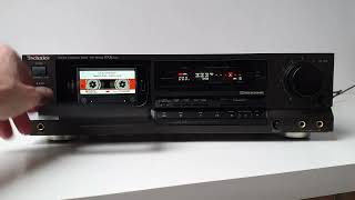 TECHNICS RSBX404 converted into MP3FLAC player  Tapeless Deck Project [upl. by Enyledam310]