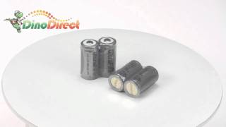 4 x UltraFire 16340 CR123 Rechargeable Batteries from Dinodirectcom [upl. by Crispin264]