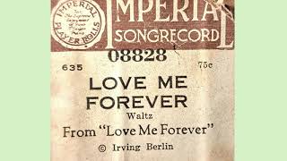 Love Me Forever Imperial 8828 Player Piano Roll [upl. by Atteroc]