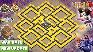 New TH8 War Base 2018 BEST Th8 Base Layout Anti Dragon and Valk Clash of Clans 2018 [upl. by Bright]