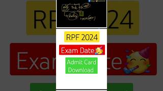 RPF SilI And Constable Exam Date 2024✅️rpfexamdate shorts [upl. by Ortrud]