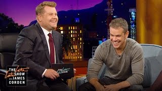 Boston Accent Lesson w Matt Damon [upl. by Urd]