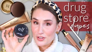 DRUGSTORE DUPES FOR LUXURY FAVORITES [upl. by Ahsimek645]