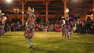 MGBHLM Powwow 2022 Saturday Night Live Womens Purple Jingle Dress Special PUMP UP THE VOLUME [upl. by Kandy]