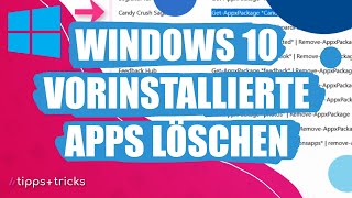 Windows 10 Vorinstallierte Apps löschen [upl. by Burleigh]