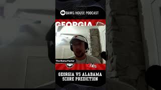 Georgia vs Alabama Score Prediction georgiabulldogs collegefootball alabamafootball [upl. by Campy]