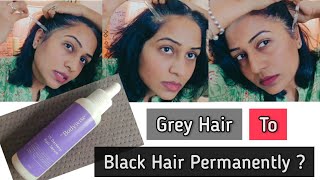 Covert Grey Hair into Black Permanently  1 DARKENYL Hair Serum  Non Sponsored 100 Honest Review [upl. by Assek]