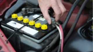 Wet Cell Car Battery Maintenance [upl. by Wyler]