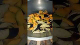 ginisang kalabasa at talong  piniriting bulad cooking buhayprobinsya yummy pinoyfood [upl. by Oiluj]