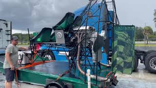 150 MPH Hurricane Strength Wind Meets MagnaTrack Screen [upl. by Bushey]