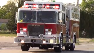 Leipsic Fire Company Rescue 53 Responding [upl. by Atsillac868]