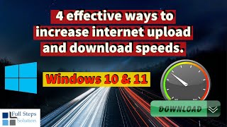 How to speed up WiFi Connection ✍️ just by changing simple settings 💥 in Windows 10amp11📌 2023 [upl. by Whiting]