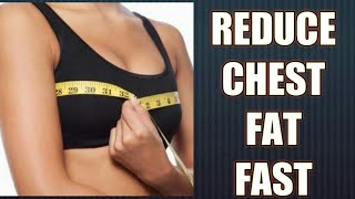 HOW TO REDUCE BREAST SIZE  BURN CHEST AND ARM PIT FAT AT HOME  FAST amp EASY [upl. by Ario429]