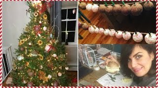 COMO DECORAR ARBOL DE NAVIDAD NATURAL PASO A PASO  RUSTIC GLAM 🎄 Christmas Tree [upl. by Garris]