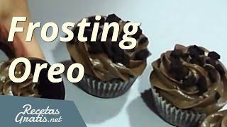 Hacer Frosting de Oreo [upl. by Goldy]