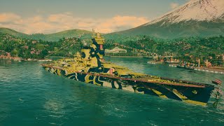 Solid  Hizen  World of Warships [upl. by Ahsinyd50]