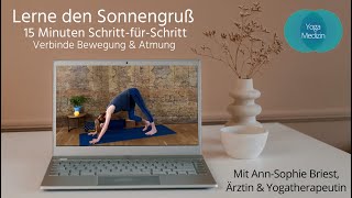 Lerne den Sonnengruß  Schritt für Schritt [upl. by Bertilla]