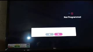 LG Tv Not Programmed Problem Solution [upl. by Talyah]