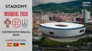 Stadiony MĹš 2030 Kandydatura Hiszpanii Portugalii i Ukrainy [upl. by Bennir539]