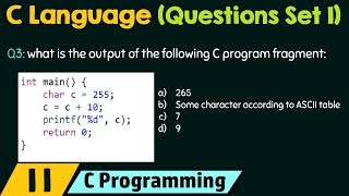 C Programming Important Questions Set 1 [upl. by Bucky]