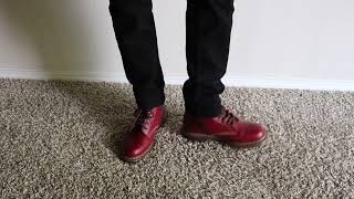 1460 Dr Martens x Oxblood x On Feet MADE IN ENGLAND [upl. by Jamal]