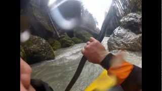 Kayaking the Bolgenach Engenlochschlucht in Hittisau  Austria [upl. by Ias]