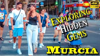 Murcia Spain Plaza Romea to Plaza Circular 4k UHD 60fps walking tour  COME WITH ME [upl. by Nnylyoj109]