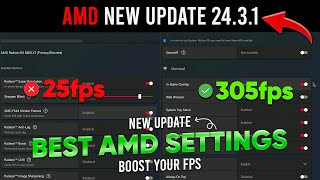 AMD Software Adrenalin Edition 2431 ✅  AMD New Update 2431  AMD Best Settings For Gaming [upl. by Ahgiela88]