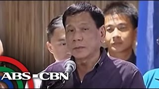 TV Patrol Duterte minura pati si Pope Francis sa talumpati [upl. by Prakash]