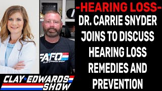 HEARING LOSS PREVENTION AND TREATMENT W DR CARRIE SNYDER [upl. by Dnalor915]