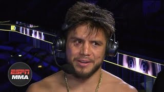 Henry Cejudo Im proud of myself for win vs Marlon Moraes  UFC 238  ESPN MMA [upl. by Remmus]